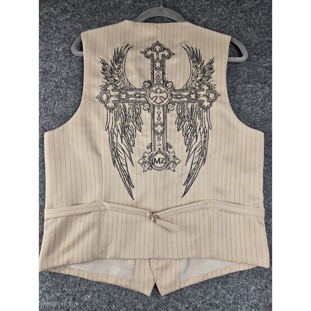 Meztizos USA Original Sleeveless Dressy Vest with Embroidery - SIze L / 40 #383